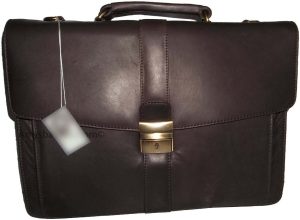 Mne's new leather briefcase business case attaché case business bag new bag - Image 6