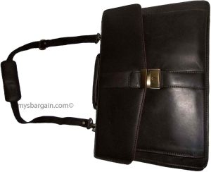 Mne's new leather briefcase business case attaché case business bag new bag - Image 7