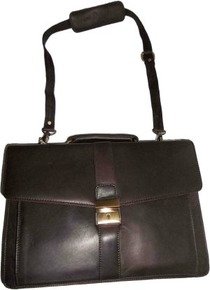 Mne's new leather briefcase business case attaché case business bag new bag - Image 8