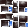 Money clip Brown Lizard skin printed leather unbranded new money Clip Lot of 12