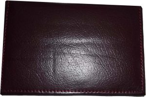 New Burgundy USA Leather passport case wallet credit ATM card case ID holder BN - Image 10