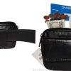 New Mini leather mens bag belt loop bag Black waist bag Business credit card nwt