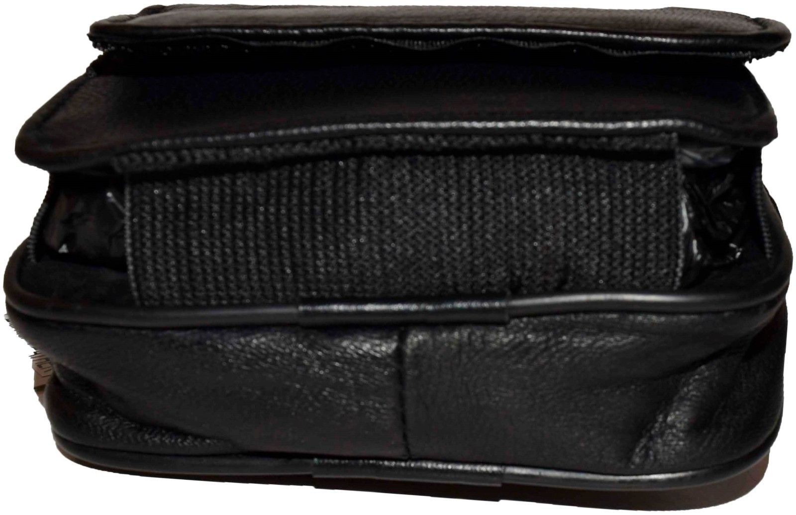 New Mini leather mens bag belt loop bag Black waist bag Business credit card nwt - Image 5