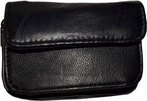 New Mini leather mens bag belt loop bag Black waist bag Business credit card nwt - Image 7