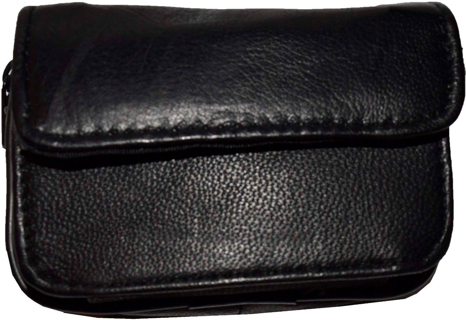 New Mini leather mens bag belt loop bag Black waist bag Business credit card nwt - Image 7