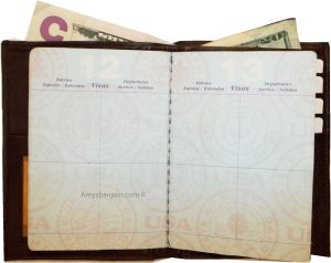 New Soft Leather passport case billfold wallet credit ATM card ID billfold bn. - Image 9