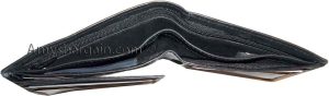 New style leather man's wallets 9 Credit card ID window 2 suede lined bill slots - Image 11