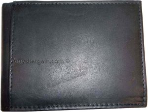 New style leather man's wallets 9 Credit card ID window 2 suede lined bill slots - Image 6