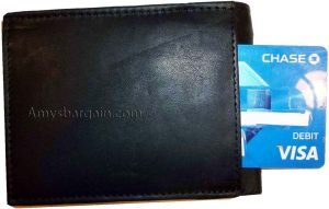 New style leather man's wallets 9 Credit card ID window 2 suede lined bill slots - Image 7
