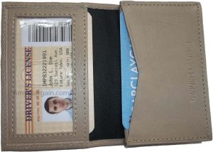 New women men's Leather Business Credit Card ID card Holder fifty cards case BN - Image 12