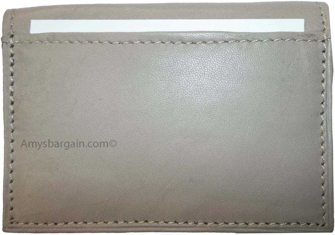 New women men's Leather Business Credit Card ID card Holder fifty cards case BN - Image 5