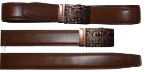 Real Leather Men’s Belt. (L) Automatic lock. Dress & Casual belt. Fashion belt". - Image 6