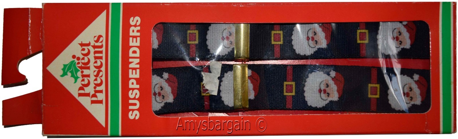 Santa Claus suspenders Christmas gift item x-mas gift suspenders clip on waist - Image 11