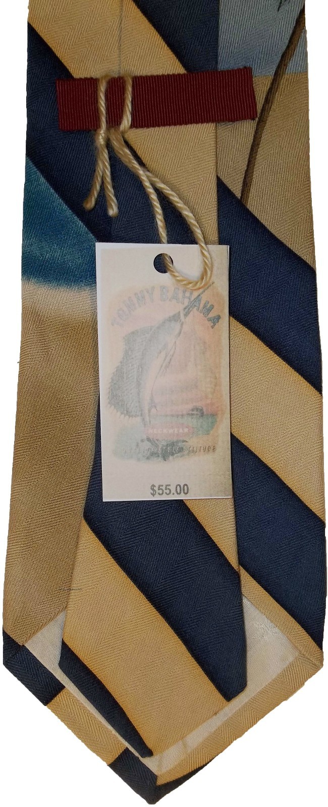 TOMMY BAHAMA TIE: 100% Silk Man’s Designer Neck Wear Made In USA Brand New - Image 7