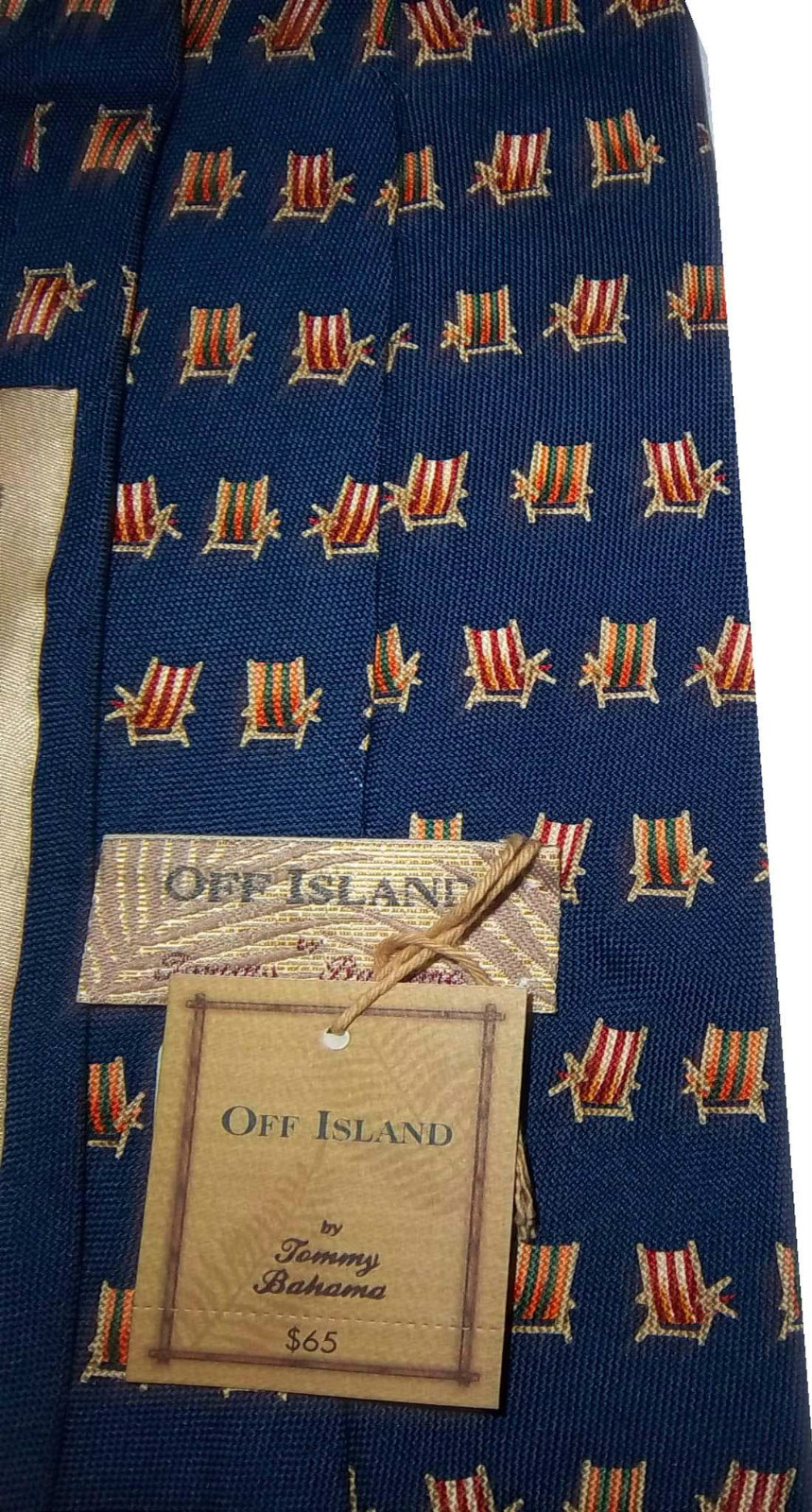 Tommy Bahama man’s neck wear 100% Silk Designer tie Made in USA BN. new Neck tie - Image 5