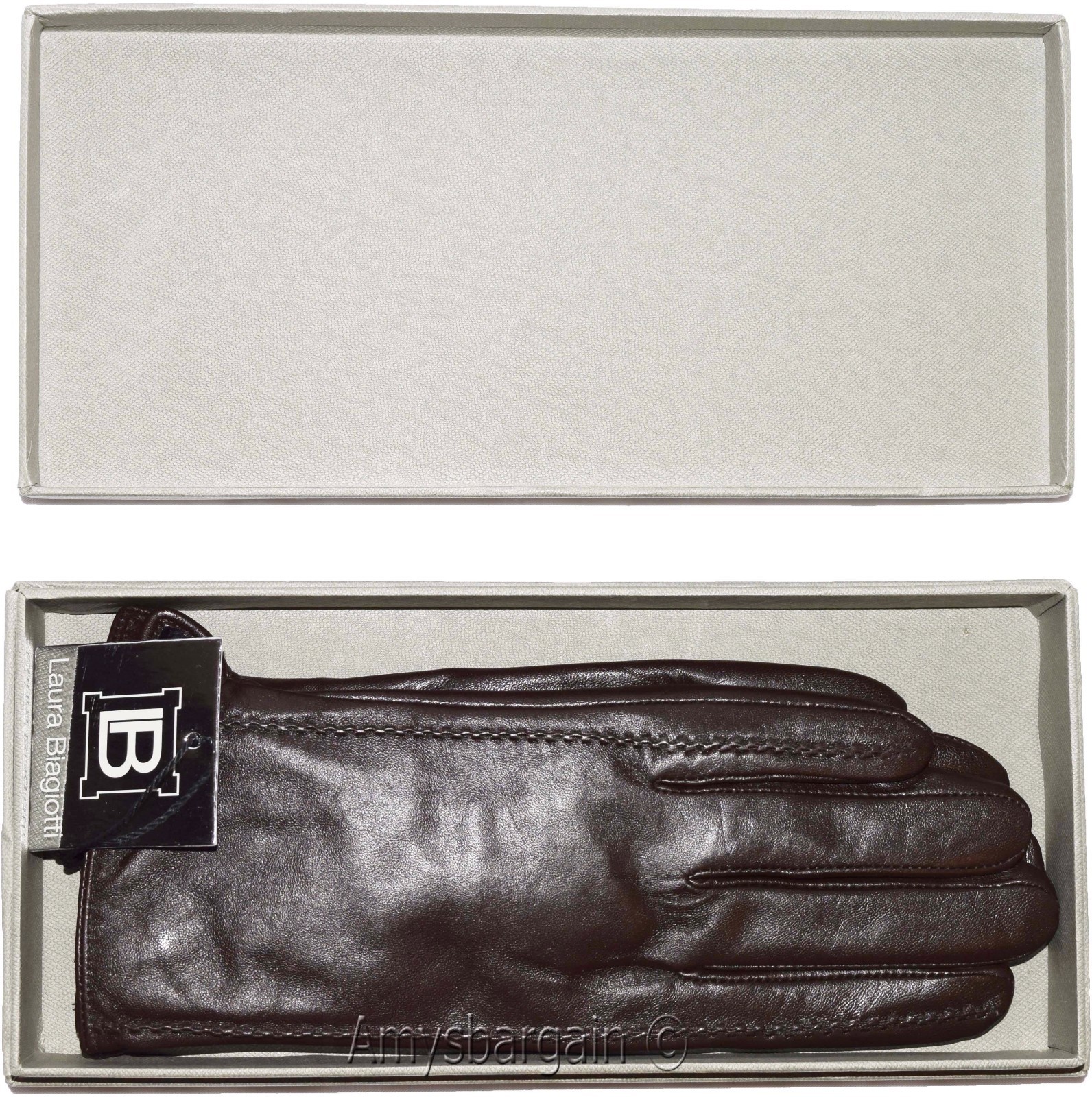 Leather Gloves, Italian Women's Winter Gloves Dress Gloves Brand New in Box. - Image 13