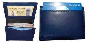 Men and women's leather business card id credit card case 30 plus card holder NW - Image 17