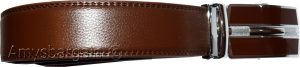 Men's Belt Auto-lock Type, dress belt easy adjust men's belt track bucke up 50" - Image 16