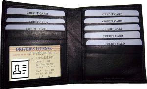 Men's Hipster man’s leather wallet men's Bifold wallet men's bill fold wallet BN - Image 13