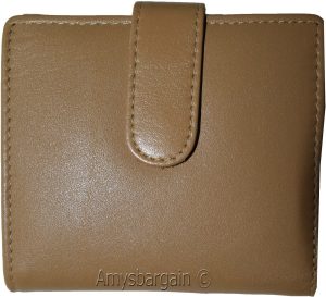 Woman's Wallet. Leather Wallet. 8 Cards ID Billfold Coin purse. wallet Br New. - Image 16