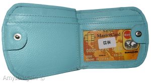 Women's leather wallet change purse 2 bill pockets coin case new ladies wallet - Image 28