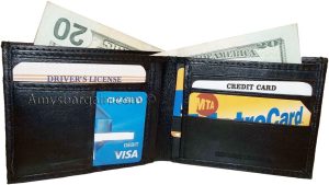 men's wallet bifold leather wallet 14 card 1 id 2 bill slots unbranded bn wallet - Image 13
