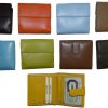 Woman's Wallet. Leather Wallet. 8 Cards ID Billfold Coin purse. wallet Br New.
