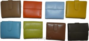 Woman's Wallet. Leather Wallet. 8 Cards ID Billfold Coin purse. wallet Br New. - Image 11