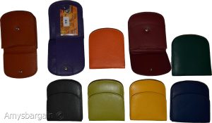 Women's leather wallet change purse 2 bill pockets coin case new ladies wallet - Image 10