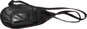 Women's small Leather backpack, Knapsack Black daypack small Black backpack #31 - Image 13