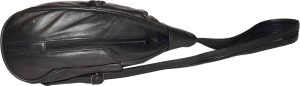 Women's small Leather backpack, Knapsack Black daypack small Black backpack #31 - Image 19