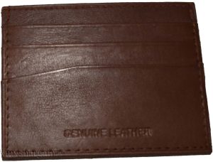 leather business card case 7 credit card id card small tan card case little case - Image 4