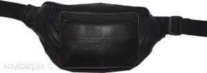 leather waist pouch black pouch waist bag leather bag fanny pack brand new bag - Image 13