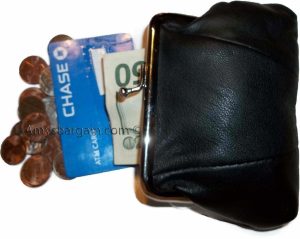 lot of 2 new women's leather change purse coin bag wallet bag hand coin case bn. - Image 8