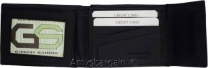 lot of 2 rfid men's leather wallet 2 bifold genuine leather 2 id brn new in box - Image 7