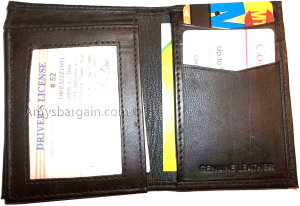 lot of 3 style trifold leather man’s bifold wallet men's new billfold wallet - Image 13