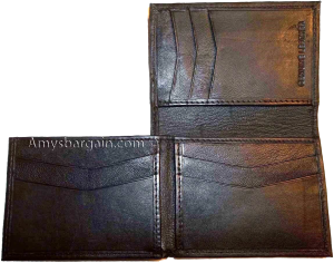 lot of 3 style trifold leather man’s bifold wallet men's new billfold wallet - Image 5