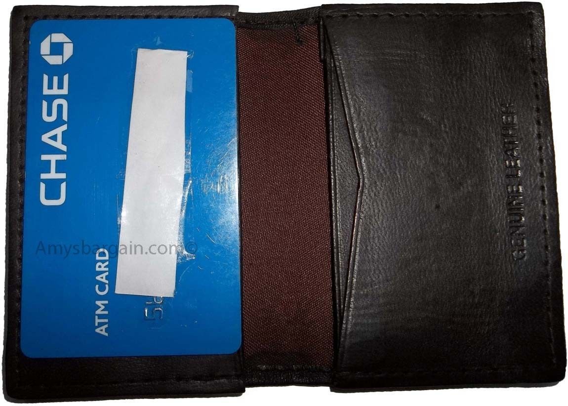 lot of 6 new leather business card case, 50 plus card case, new brown card case - Image 13