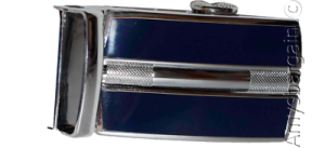 men’s belt buckle ratcheting automatic self-lock track line new blue buckle only - Image 3