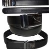 men's leather belt size M genuine leather black belt men's quick-lock belt