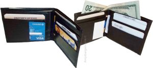 men's wallet bifold leather wallet 14 card 1 id 2 bill slots unbranded bn wallet - Image 12