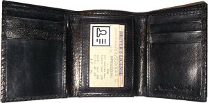 men's wallet woven printed leather man's trifold wallet 1 id 9 card 2 bill slots - Image 10