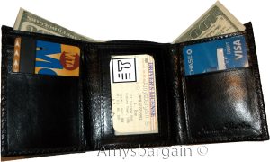 men's wallet woven printed leather man's trifold wallet 1 id 9 card 2 bill slots - Image 12