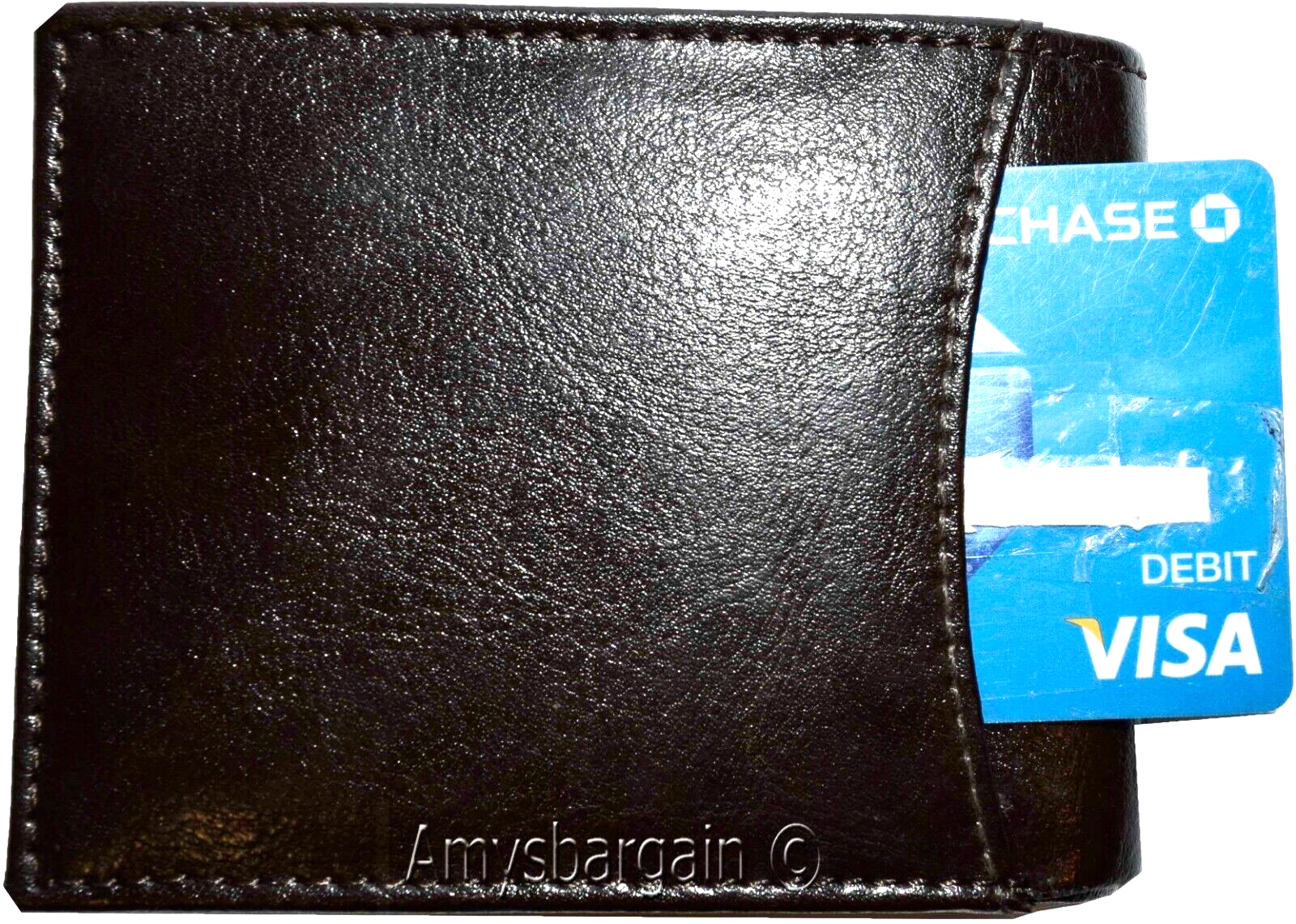 men's zip around leather wallet bifold zip around wallet buff leather in box - Image 5