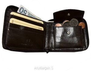 men's zip around leather wallet bifold zip around wallet buff leather in box - Image 10