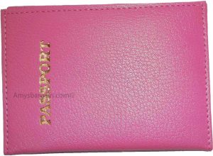 new leather passport holder credit atm card case id international passport - Image 5