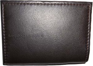 new slim compact business 4 credit card 2 ids new zip brown change purse #9ZCC - Image 9