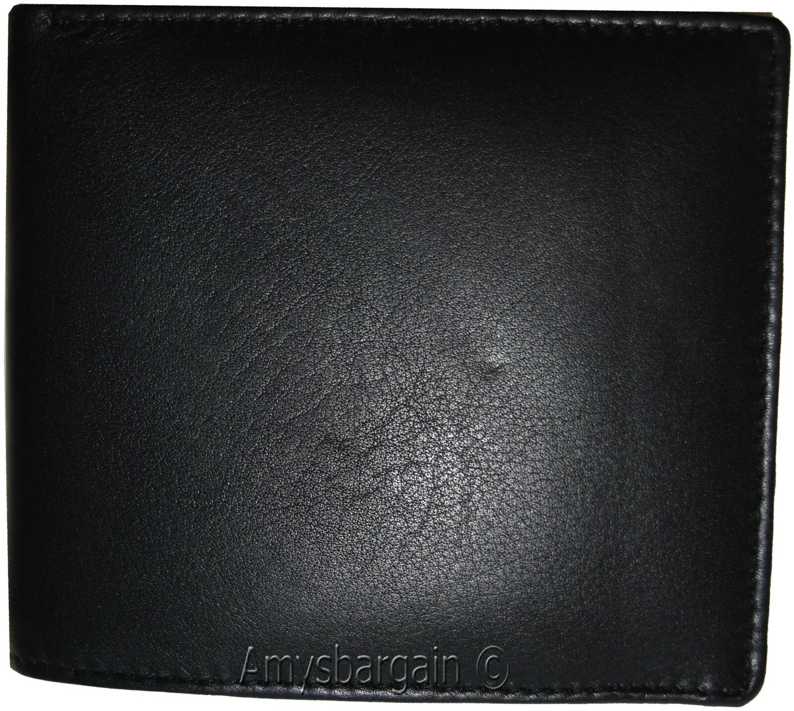 rfid men's hipster wallet genuine leather bifold 15 cards id new wallet in box - Image 12