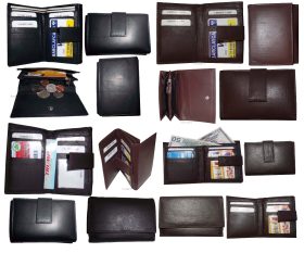 women's wallet compact billfold credit card id women's genuine leather wallet