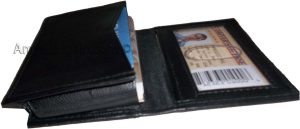 3 women men's Leather Business Credit Card ID card case fifty cards holder bnwt - Image 13